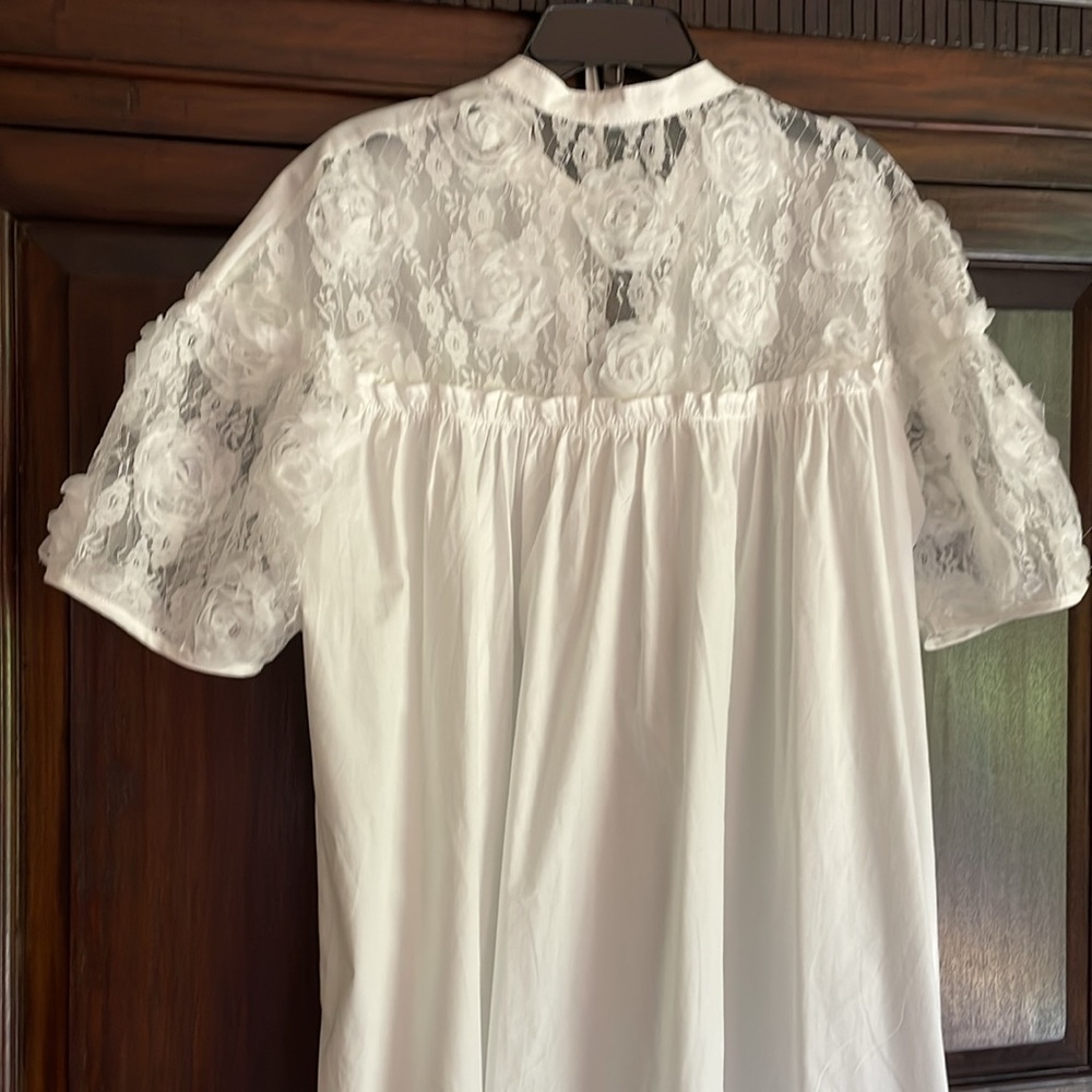 White dress! CHOKLATE Paris! Summer whites! Cotton dress So French! - Picture 3 of 8